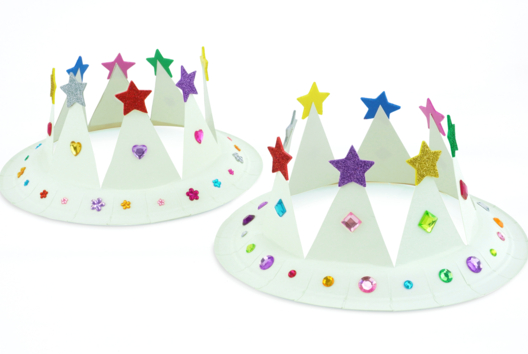 Epiphanie couronne carton Activité Enfant - Activités manuelles Épiphanie - 10doigts.fr - 2