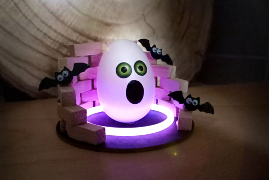 fantome DIY halloween enfants - Activités manuelles Halloween - 10doigts.fr