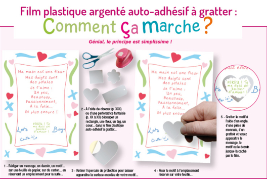 Film à gratter - Activités manuelles carterie - 10doigts.fr - 2