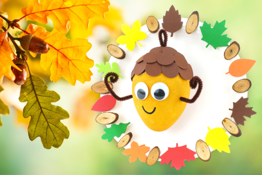 gland chêne automne activité enfant - Activités manuelles Automne - 10doigts.fr