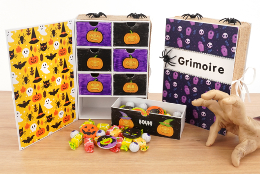 grimoire halloween bonbons DIY enfants - Activités manuelles Halloween - 10doigts.fr