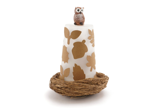 lampe hibou - Activités manuelles d'automne - 10doigts.fr - 2