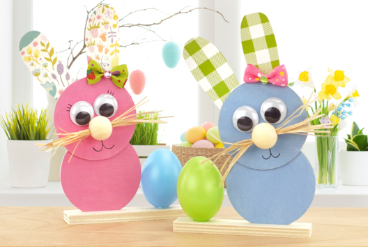 lapin de pâques DIY activité enfants - Activités manuelles DIY Pâques - 10doigts.fr