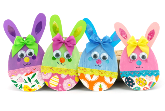 lapin pâques activité enfant - Activités manuelles DIY Pâques - 10doigts.fr