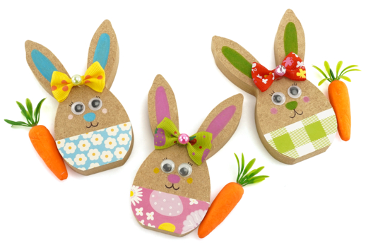 lapins de Pâques DIY enfants facile - Activités manuelles DIY Pâques - 10doigts.fr - 2