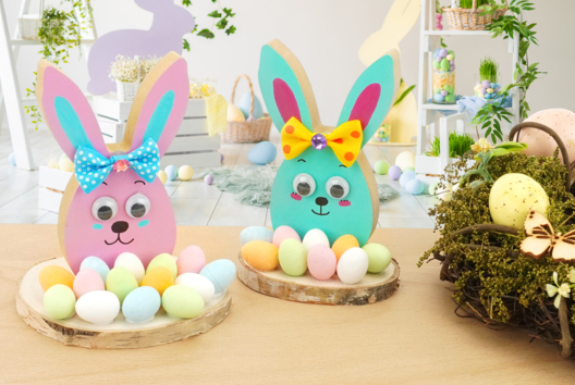 lapins de pâques DIY enfants - Activités manuelles DIY Pâques - 10doigts.fr