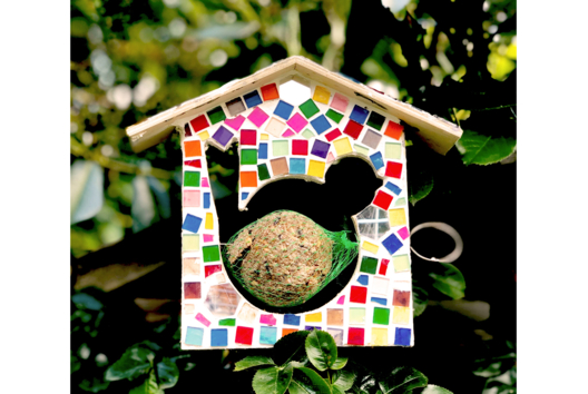 mangeoire mosaïque - Activités manuelles la météo - 10doigts.fr