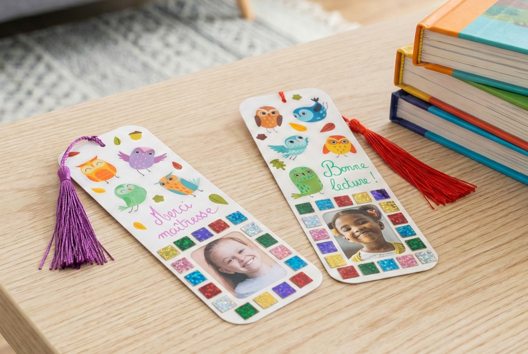 marque pages cadeau maitresse - Activités manuelles cadeaux maitresses, maitres, ATSEM, AESH, nounous... - 10doigts.fr