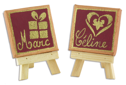 Marque place de fête - Activités manuelles tables de fêtes - 10doigts.fr