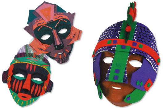 Masque Carnaval - Activités manuelles Carnaval, Mardi gras - 10doigts.fr