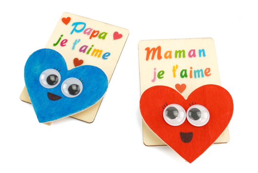 mémo coeur fête des mères - Activités manuelles Fête des Mères : des idées cadeaux à fabriquer avec amour - 10doigts.fr