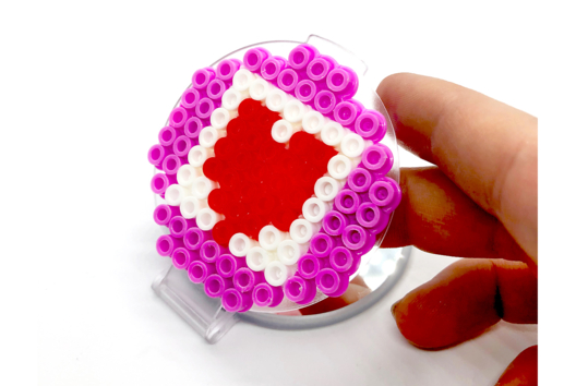 miroir perles hama - Activités manuelles perles fusibles - 10doigts.fr - 2