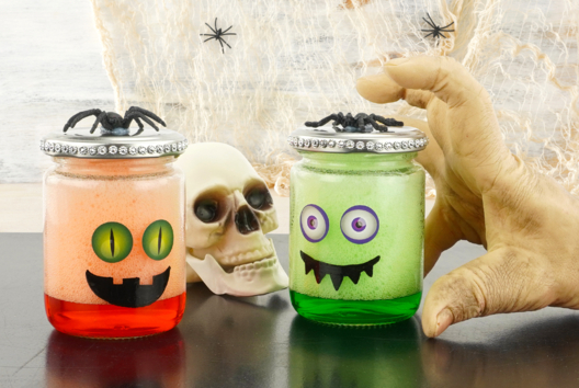 monstres halloween mousse savon DIY enfants - Activités manuelles Halloween - 10doigts.fr