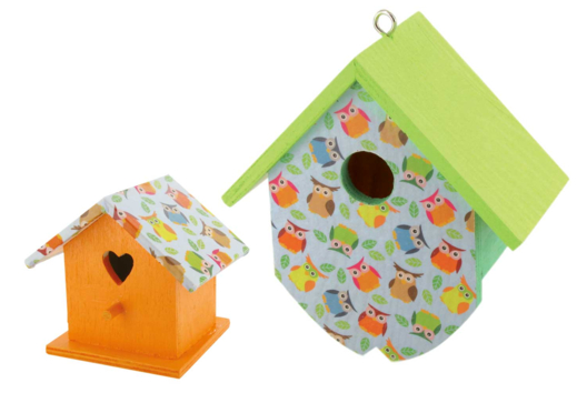 nichoir hiboux - Activités manuelles objets décorés - 10doigts.fr