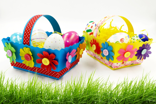 panier pâques oeufs activité enfants - Activités manuelles DIY Pâques - 10doigts.fr