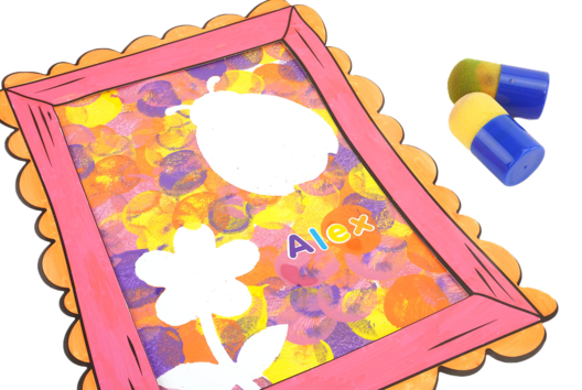 peinture printemps enfants - Activités manuelles Printemps - 10doigts.fr - 2
