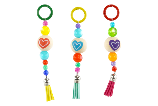 porte clés idée cadeau fête des mères - Activités manuelles porte-clés - 10doigts.fr - 2