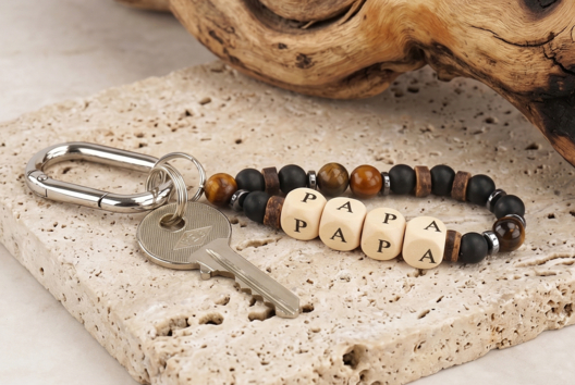 porte clés papa cadeau fête des pères - Activités manuelles fête des pères - 10doigts.fr