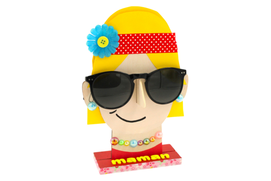 porte lunettes cadeau fête des mères - Activités manuelles fête des mères - 10doigts.fr