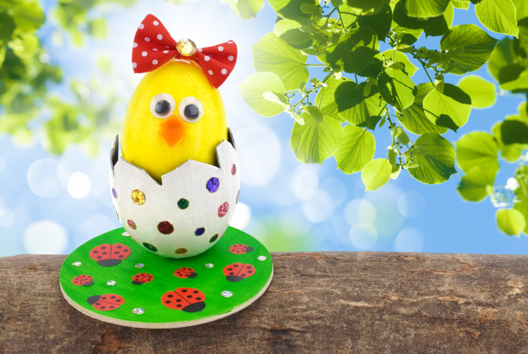 poussin pâques activité enfants DIY - Activités manuelles DIY Pâques - 10doigts.fr