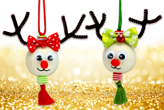 renne sapin noël activité enfant - Activités manuelles animaux - 10doigts.fr