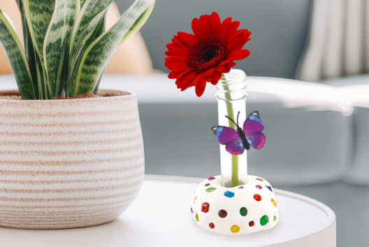 soliflore cadeau fête des mères fait maison enfants - Activités manuelles fête des mères - 10doigts.fr