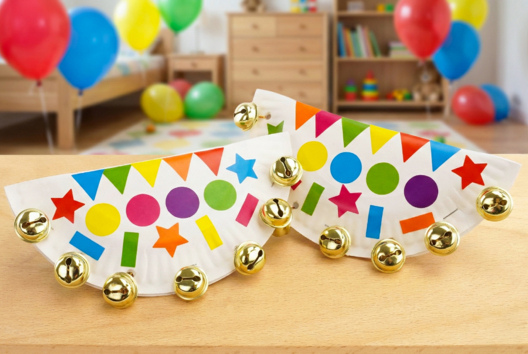 tambourin DIY carnaval enfants - Activités manuelles Carnaval, Mardi gras - 10doigts.fr - 2