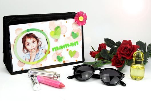 trousse de voyage bjoux cadeau fête des mères - Activités manuelles fête des mères - 10doigts.fr
