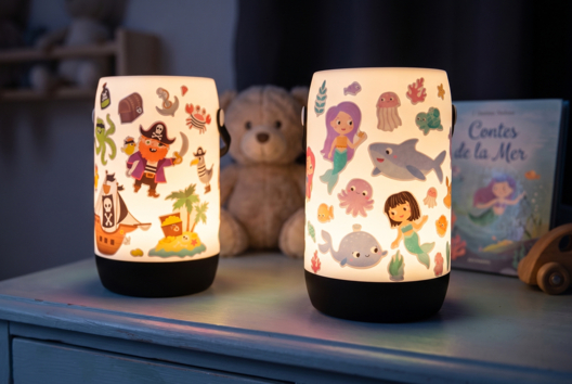 veilleuse lampe DIY enfants - Activités manuelles Été - 10doigts.fr