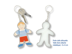 Porte-clefs silhouette