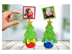 Porte-photo sapin de Noël