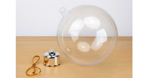 Lot de 30 Balles de Boules de Noël transparentes en plastique à remplir, disponibles