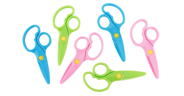 ZJRung Ciseaux Enfants Creatifs 6pcs Ciseaux à Cranter Ciseaux De Bordure De Sécurité Avec 6pcs