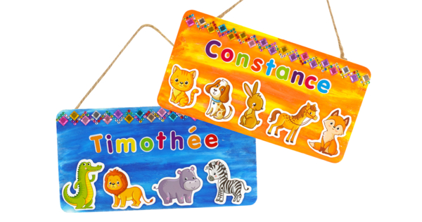 Fiche Panneau de Porte Lilipoints Chambre d'enfants S001