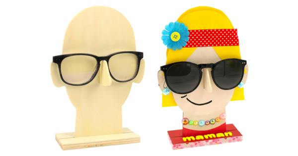 Support à Lunettes En Bois Paresseux FIMWOLZ | Fait Main | Dimensions 15x7,9x8,4cm | Décoration Bureau Et Maison | Cadeau Original - 4