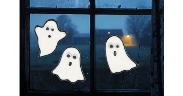 Set de 35 Autocollants Électrostatiques pour Fenêtre - halloween - legami