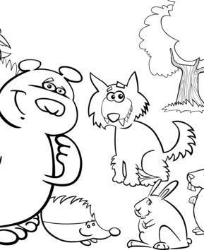 Animaux-foret1 - 10doigts.fr