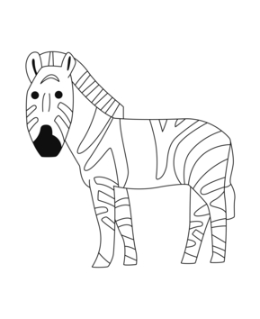 Zèbre 05 - 10doigts.fr