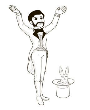 Cirque magicien - 10doigts.fr