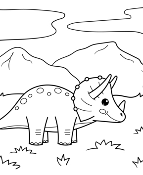 Dinosaure 18 - 10doigts.fr