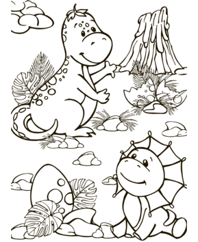 Dinosaure 24 - 10doigts.fr