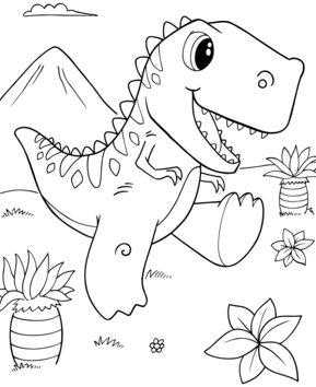 Dinosaure 48 - 10doigts.fr