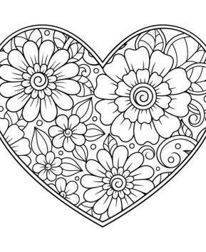 Fête des mères cœur 09 - 10doigts.fr