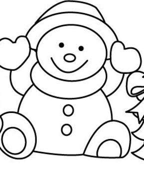 Bonhomme de neige 01 - 10doigts.fr