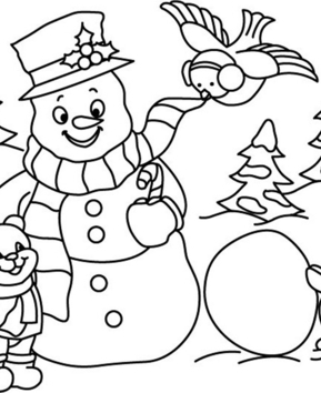 Bonhomme de neige 03 - 10doigts.fr