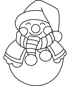 Bonhomme de neige 04 - 10doigts.fr