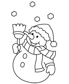 Bonhomme de neige 06 - 10doigts.fr