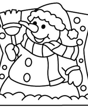 Bonhomme de neige 07 - 10doigts.fr