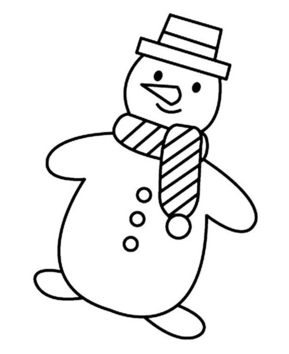 Bonhomme de neige 08 - 10doigts.fr