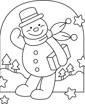 Bonhomme de neige 09 - 10doigts.fr